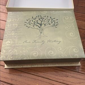 Family History Keepsake Box - Green